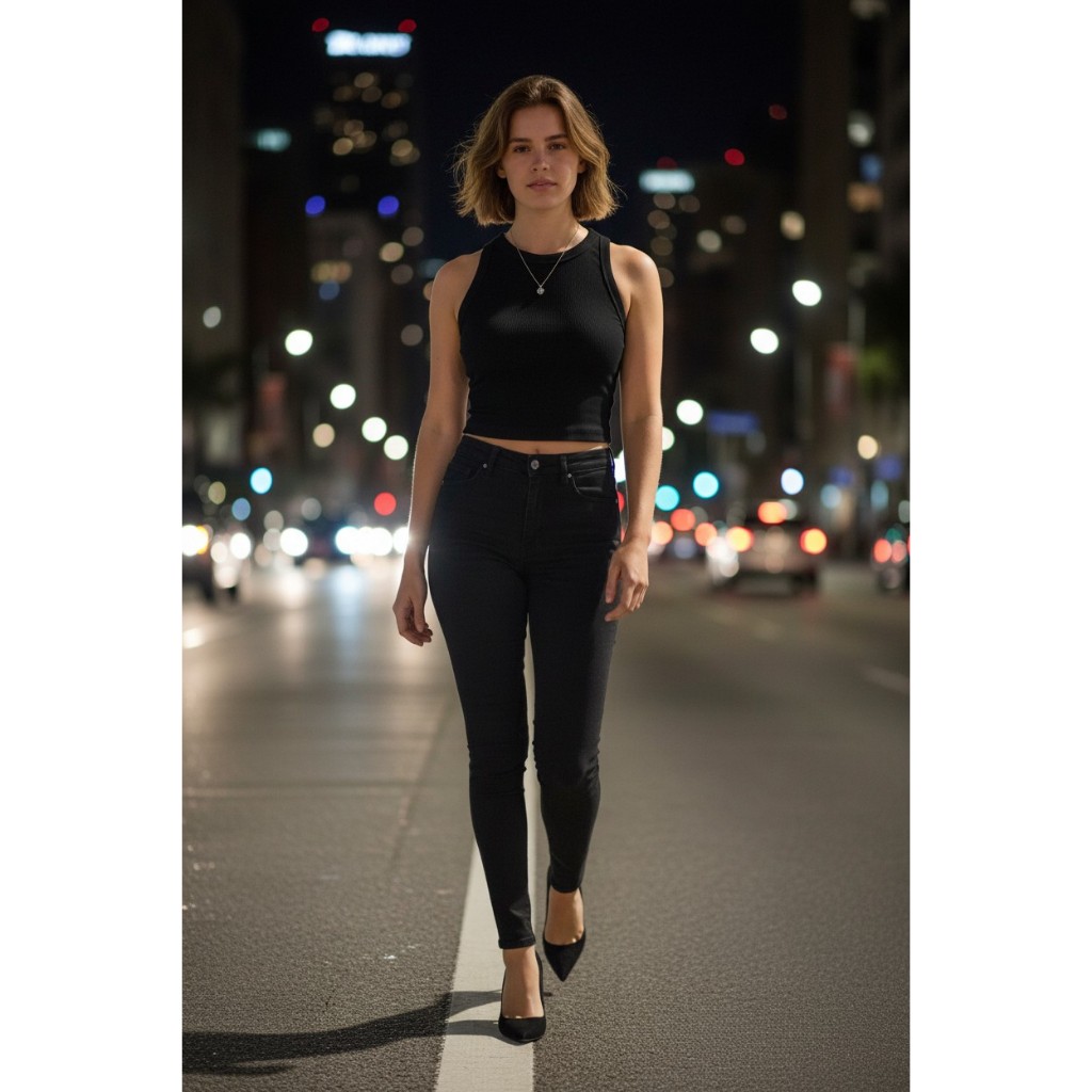 Cropped Feminino Ribana Canelada Premium Confortável Casual Versátil Elegante Macio Moderno