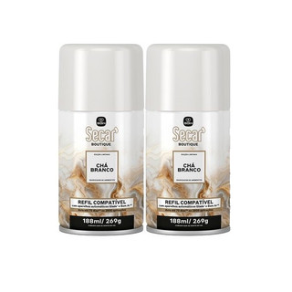 Refil Automático Boutique Secar Chá Branco Chá Verde 269g Compatível com Glade e Bom Ar