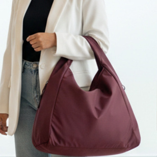 Bolsa Transversal de Ombro Grande Feminina em Nylon Uso Escolar Trabalho Faculdade em Oferta na Shopee