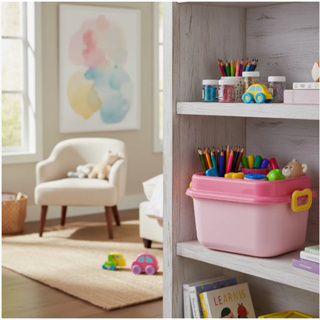 Caixa Organizadora Infantil 08L - Jacki Design em Oferta na Shopee