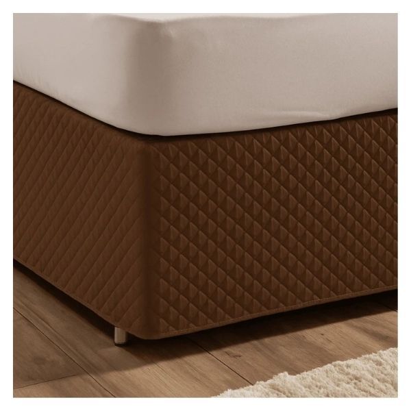 Saia Cama Box Matelado Ultrassônico Com Elástico Cama Solteiro Casal Queen King em Oferta na Shopee