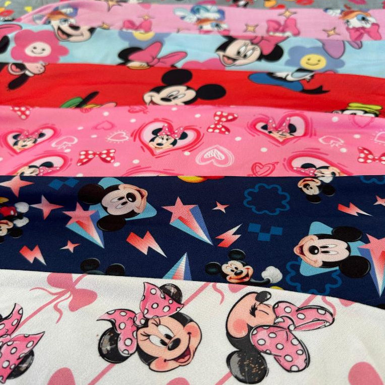 Tecido Suede Estampado Personagens Infantis 1,50m de Largura Cortes de 1m 2m 3m e 5m em Oferta na Shopee