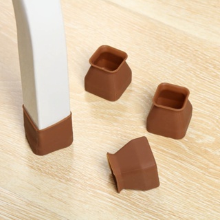 Kit 16 Protetor de Silicone para Pés de Cadeira Quadrado Pezinho Antiderrapante Mesa Banco Piso Proteção Móvel Madeira em Oferta na Shopee