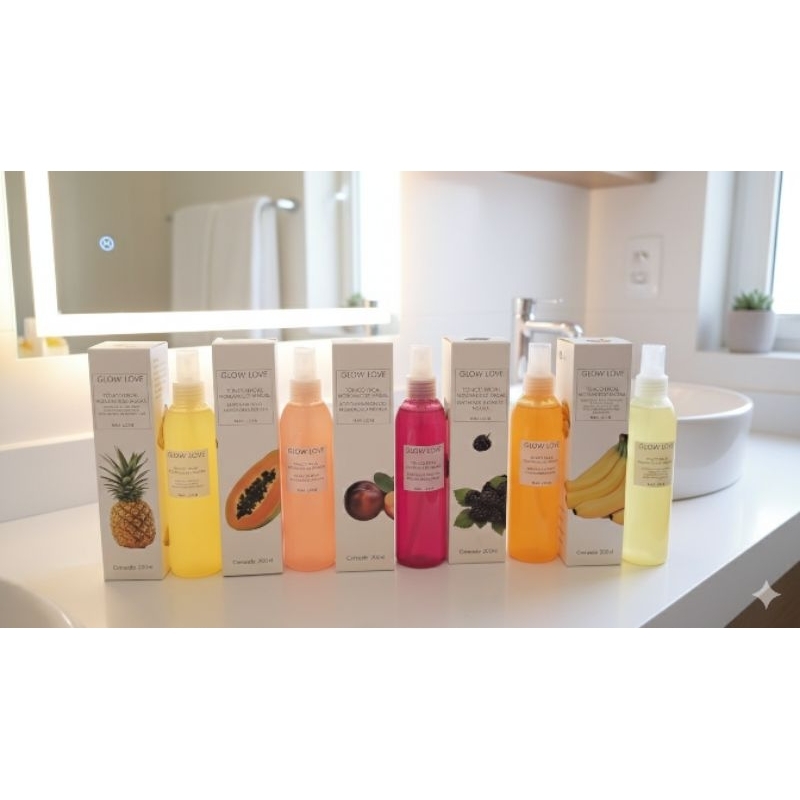 Tônico Facial Hidratante Glow Love Max Love - 200ml (Várias Fragrâncias)