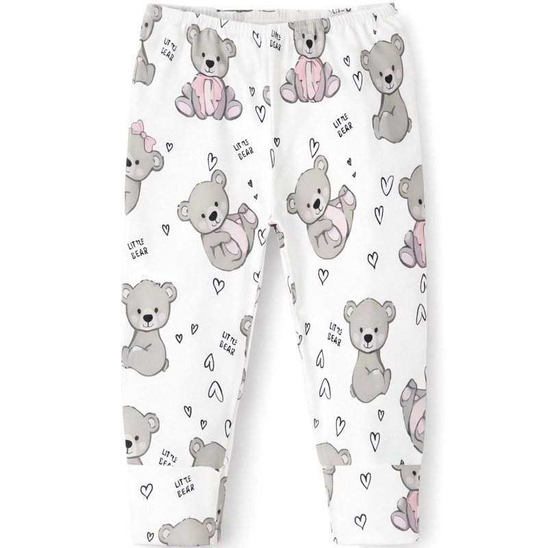 Calça Mijão Bebê Menina Suedine 100% Algodão – Up Baby - PROMOÇÃO ULTIMAS PEÇAS