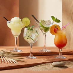 Taças Cocktail Mixologista Coquetel Margarida Drinks Bebidas Jogo 4 Peças Ruvolo