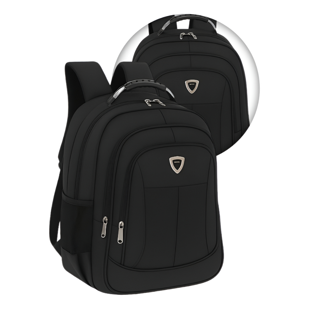 Mochila Bolsa Reforçada Notebook Escolar Faculdade C/ Cabo De Aço Ótima