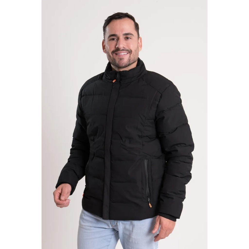 Jaqueta Bobojaco Moda Inverno Peluciada Puffer Impermeável