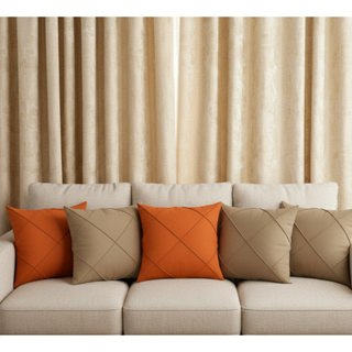 Kit 6 Capas de Almofadas Suede Drapeada 45x45 em Oferta na Shopee