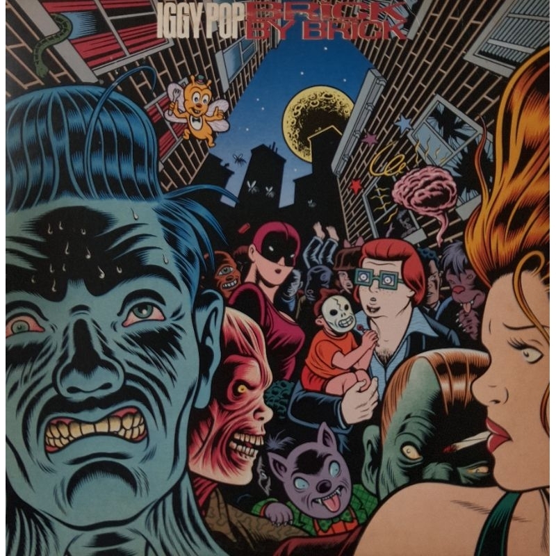 Iggy Pop-Brick By Brick-lp com encarte-vinil
