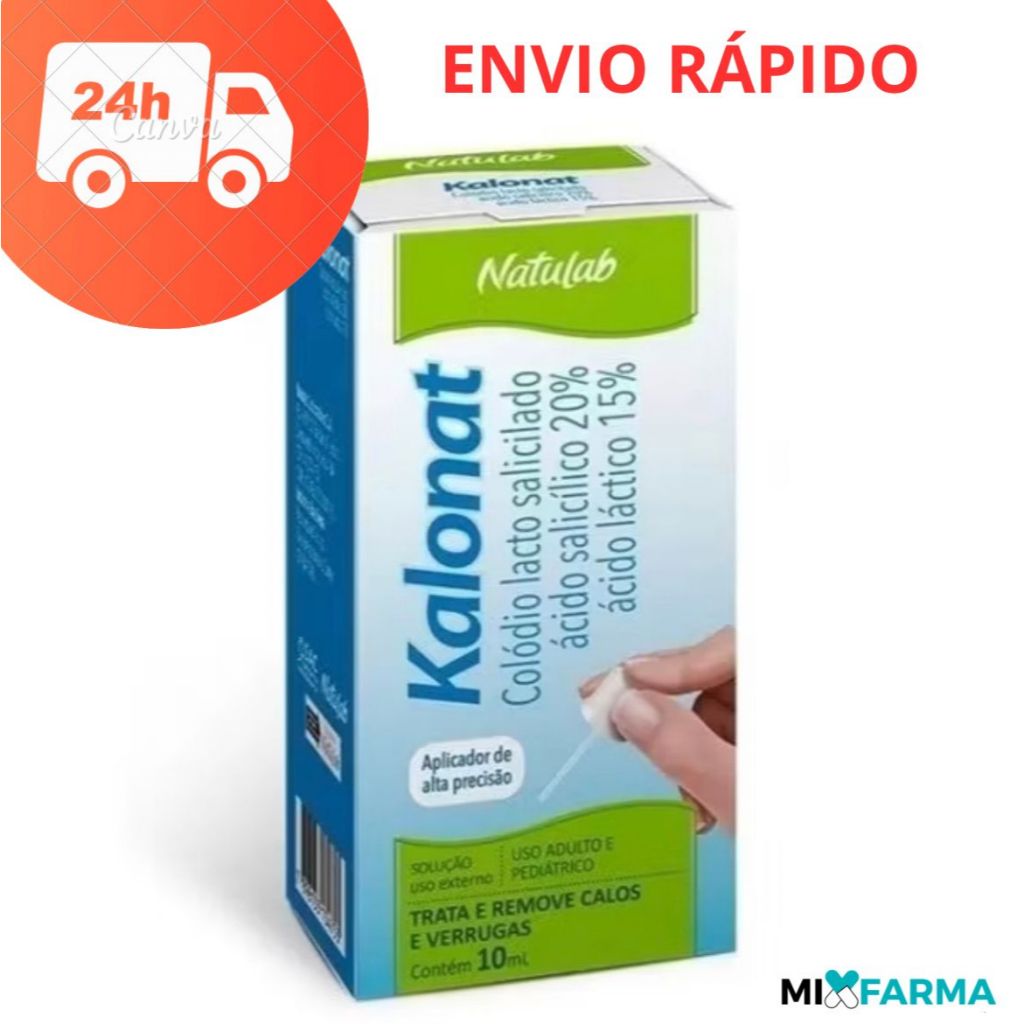 Kalonat Solução Tópica 10mL Calos e Verrugas