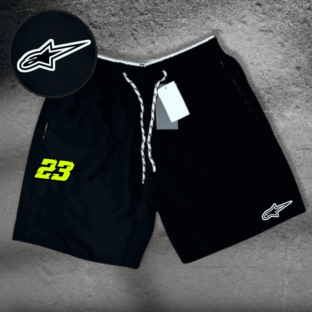 Bermuda Esportiva Tectel Masculina MotoCross - Stars 23 - Academia Corrida Basquete