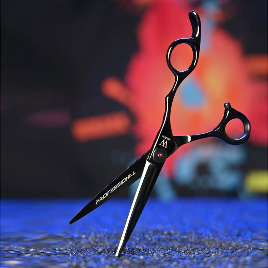 Tesouras Wmark tesoura de Corte Cabelo Profissional 2 TESOURAS + ESTOJO ( FIO NAVALHA E DESFIADEIRA