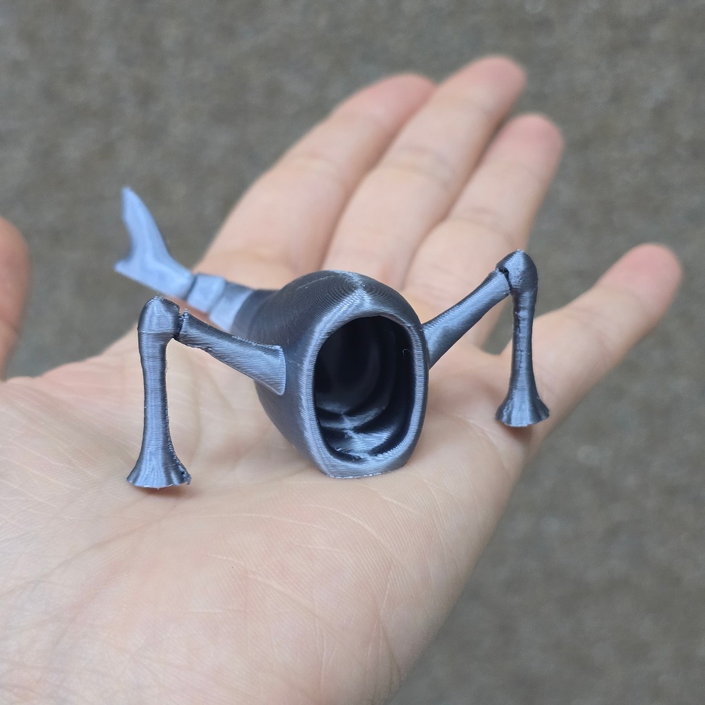 Sea Eater - Versão Miniatura ou Chaveiro Articulado Personalizável - Sea Eater Monstro Marinho