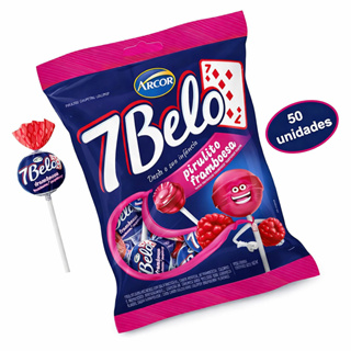 PIRULITO 7 BELO 500g FRAMBOESA em Oferta na Shopee