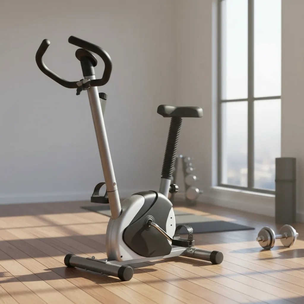 Bicicleta Ergométrica Vertical Dobrável Exercicio Para Perna