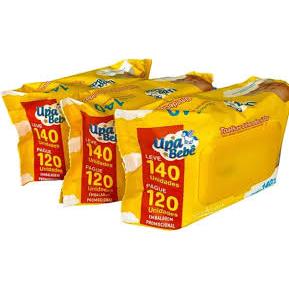 Kit Lenço Umedecido 280 ou 420 Folhas Umedecidas - 2 e 3 Pacotes  - PROMOÇÃO