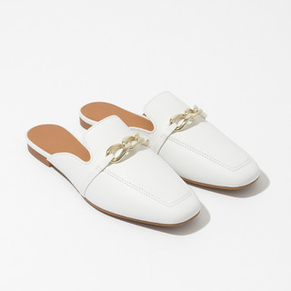 Sapato Sandália Sapatilha Mule Feminino Bico Quadrado Confortável  Casual Elegante