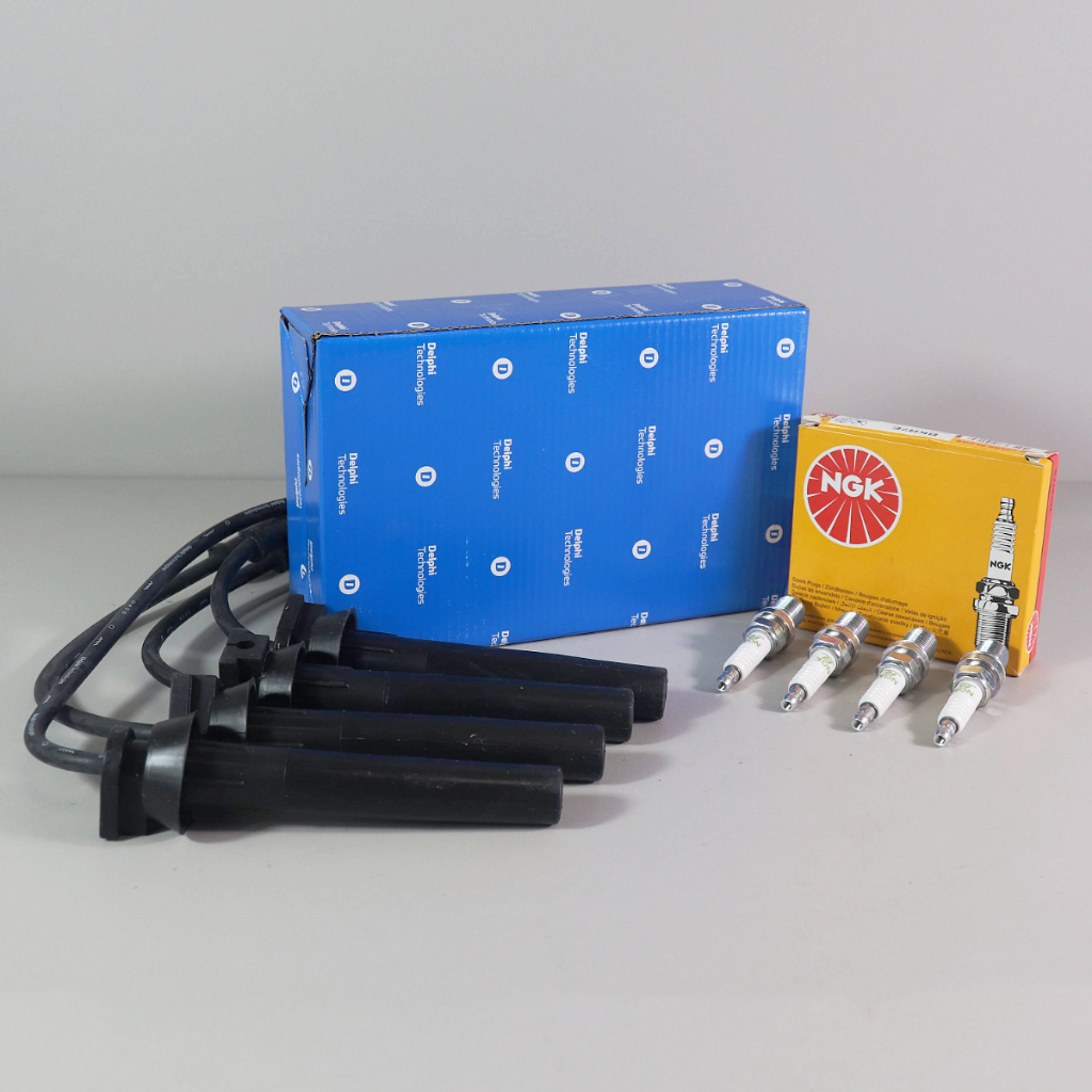 Jogo De Velas E Cabos Fiat Linea 1.8 16v 2011 2012 2013 2014