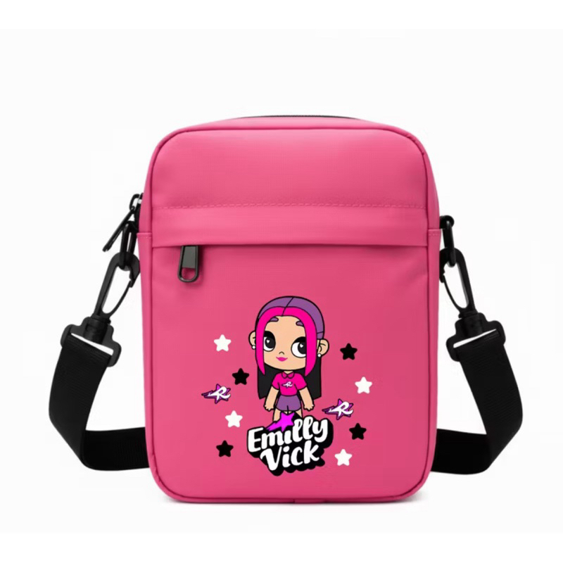 Shoulder  Bag Emyly vick infantil com as tiracolo os Rosas