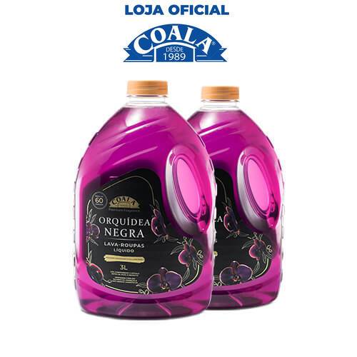 Kit 2 Lava Roupas liquido Coala Laundry Orquídea Negra 3L