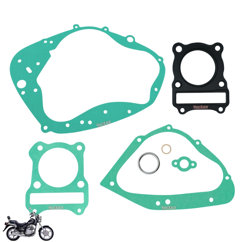 Jogo De Junta Kasinski Cruise / Gf / Tn 125 Completo Vortex