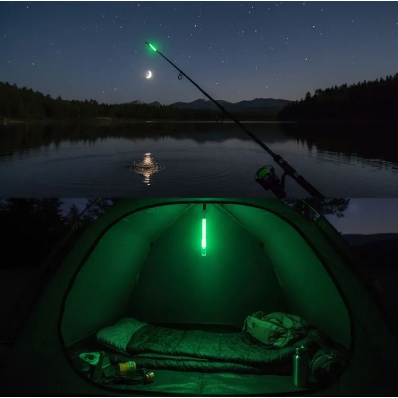 Luz Química Iluminador, Bastão Luminoso para pesca, cor verde, marca Maruri - Vários  Tamanhos