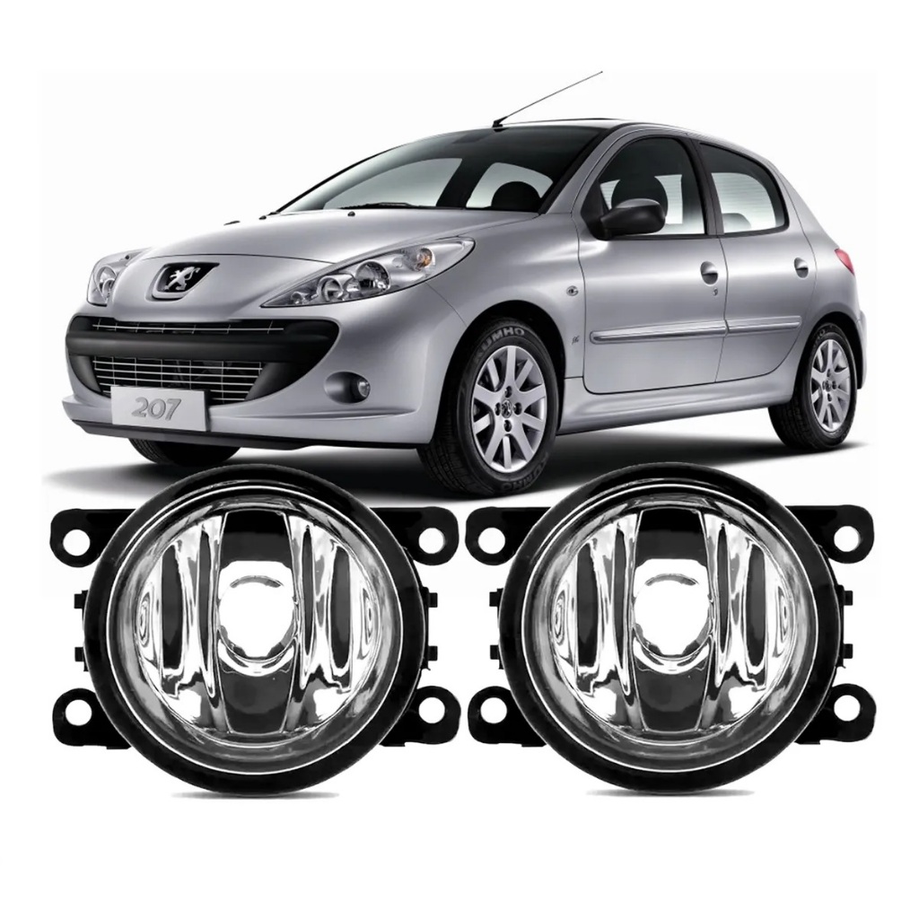 Farol De Milha Universal Peugeot 207 2007 2008 2009 2010 2011 2012 2013 2014
