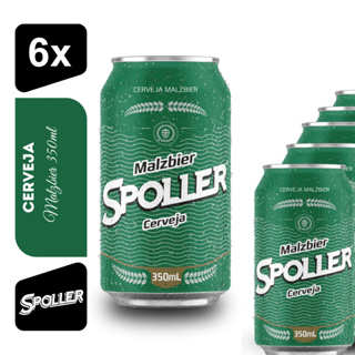 Cerveja Malzbier Spoller 350ml Kit 6un em Oferta na Shopee