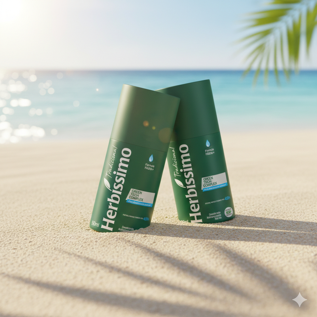 Kit 2 unid - Desodorante Roll-On Herbíssimo Tradicional 50Ml em Oferta na Shopee