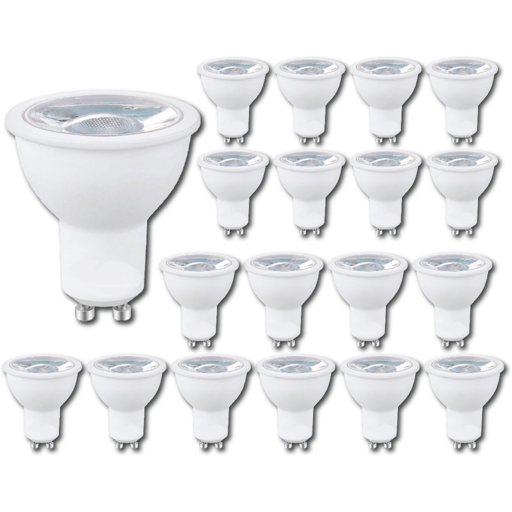 kit 20 Lampada dicroica led 4,8w/7w mr16 gu10 3000k 4000k 6000k para spot Bivolt em Oferta na Shopee