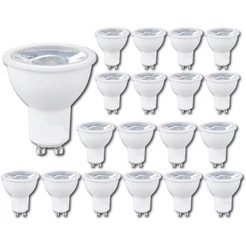 kit 20 Lampada dicroica led 4,8w/7w mr16 gu10 3000k 4000k 6000k para spot Bivolt