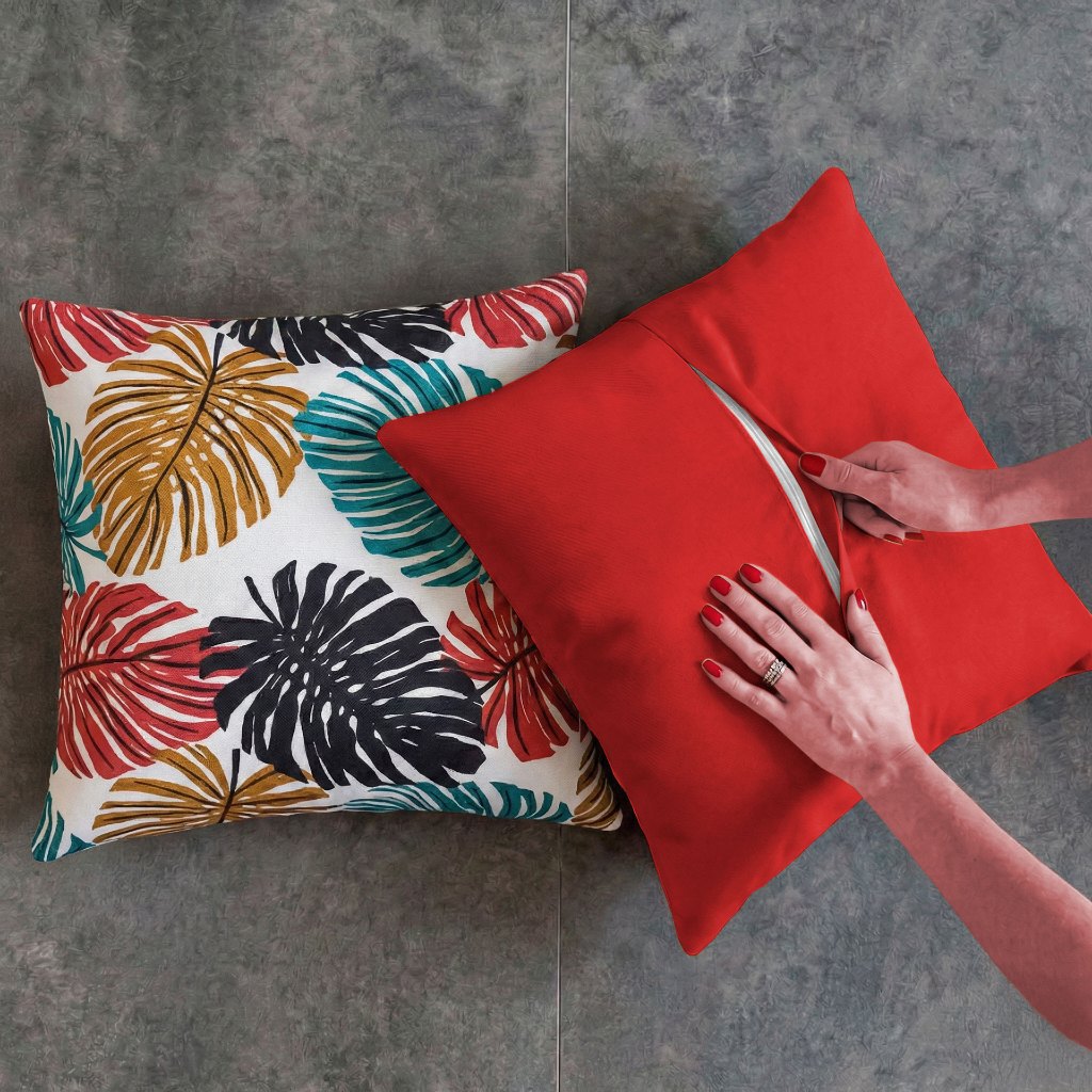 4 Capas De Almofadas Decorativas Luxo 50x50 Sem Refil Com Ziper Invisivel Anti Bolinha - Envio Full em Oferta na Shopee