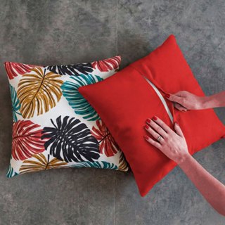 4 Capas De Almofadas Decorativas Luxo 50x50 Sem Refil Com Ziper Invisivel Anti Bolinha - Envio Full em Oferta na Shopee