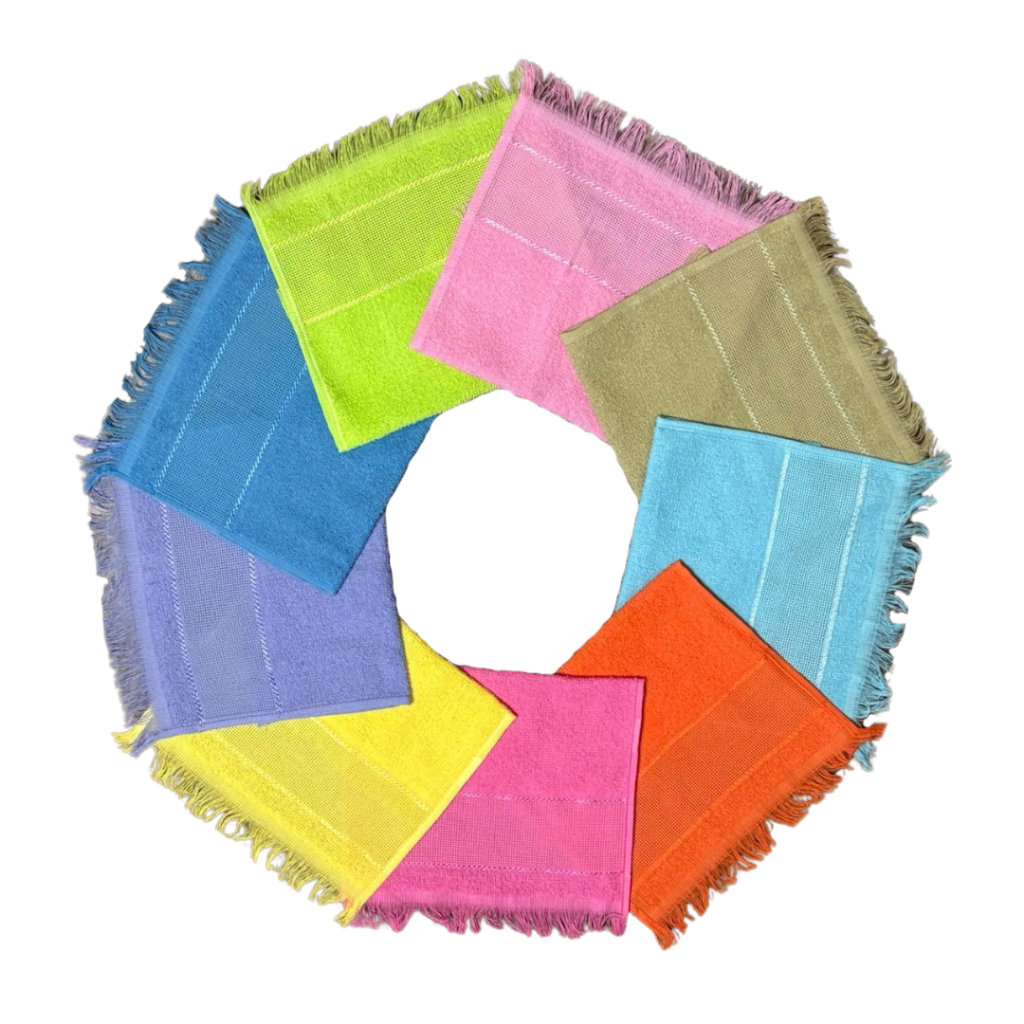 Kit 750 Toalhinha de Mão Social Lisa 22x32cm 100% Algodão Toalha Academia