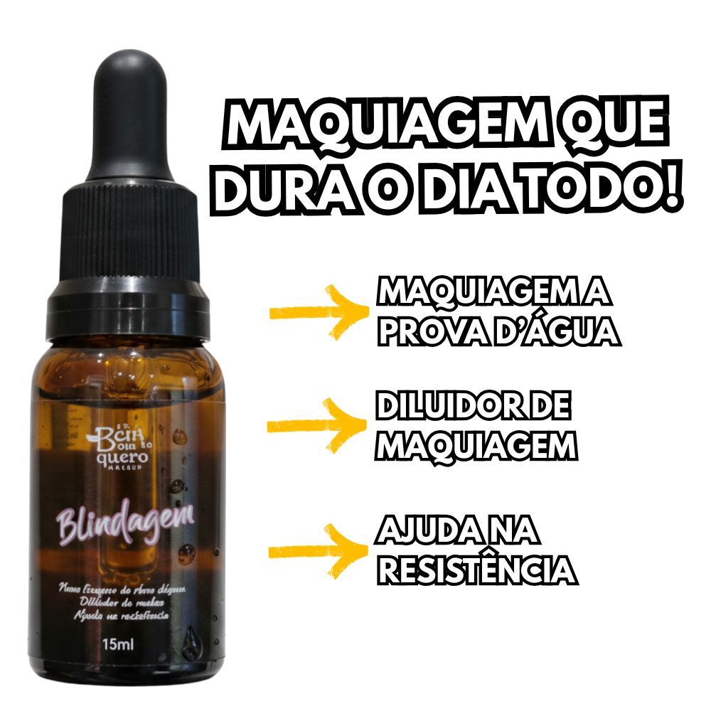 Blindagem Bella Bem Me Quero Maquiagem a Prova D'agua e Diluente 15ml