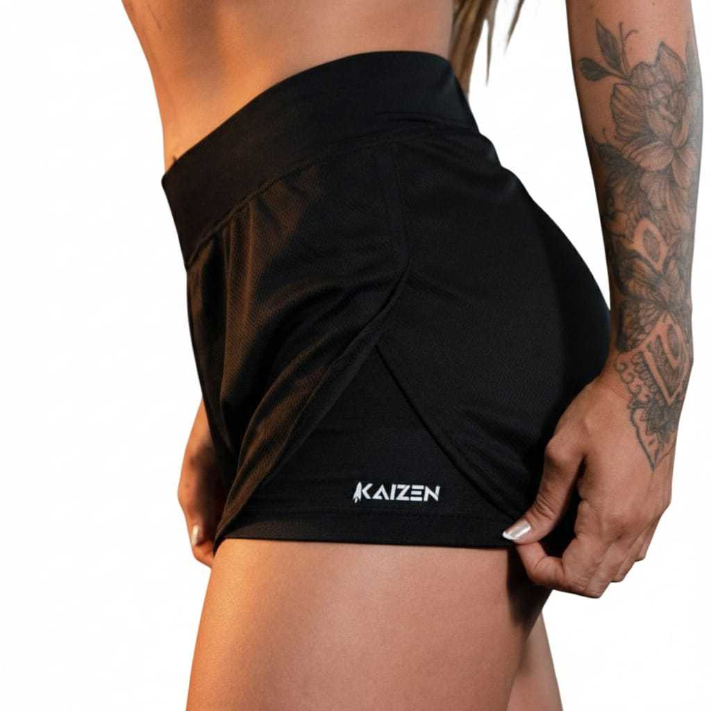 Bermuda Feminina Compressão Modeladora Cintura Alta Não Transparente Academia