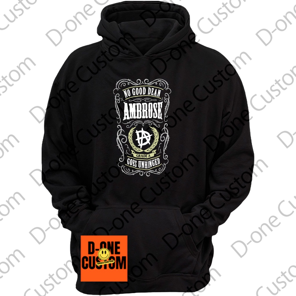 Moletom Blusa De Frio Dean Ambrose No Good Dean Grade A Homenagem Lutador Americano Estampado Frente