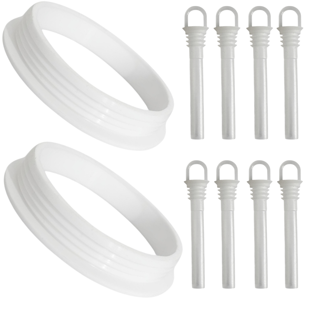 Kit 8 Chupeta Silicone Venâncio 2 Anel Vedação Para Refresqueira