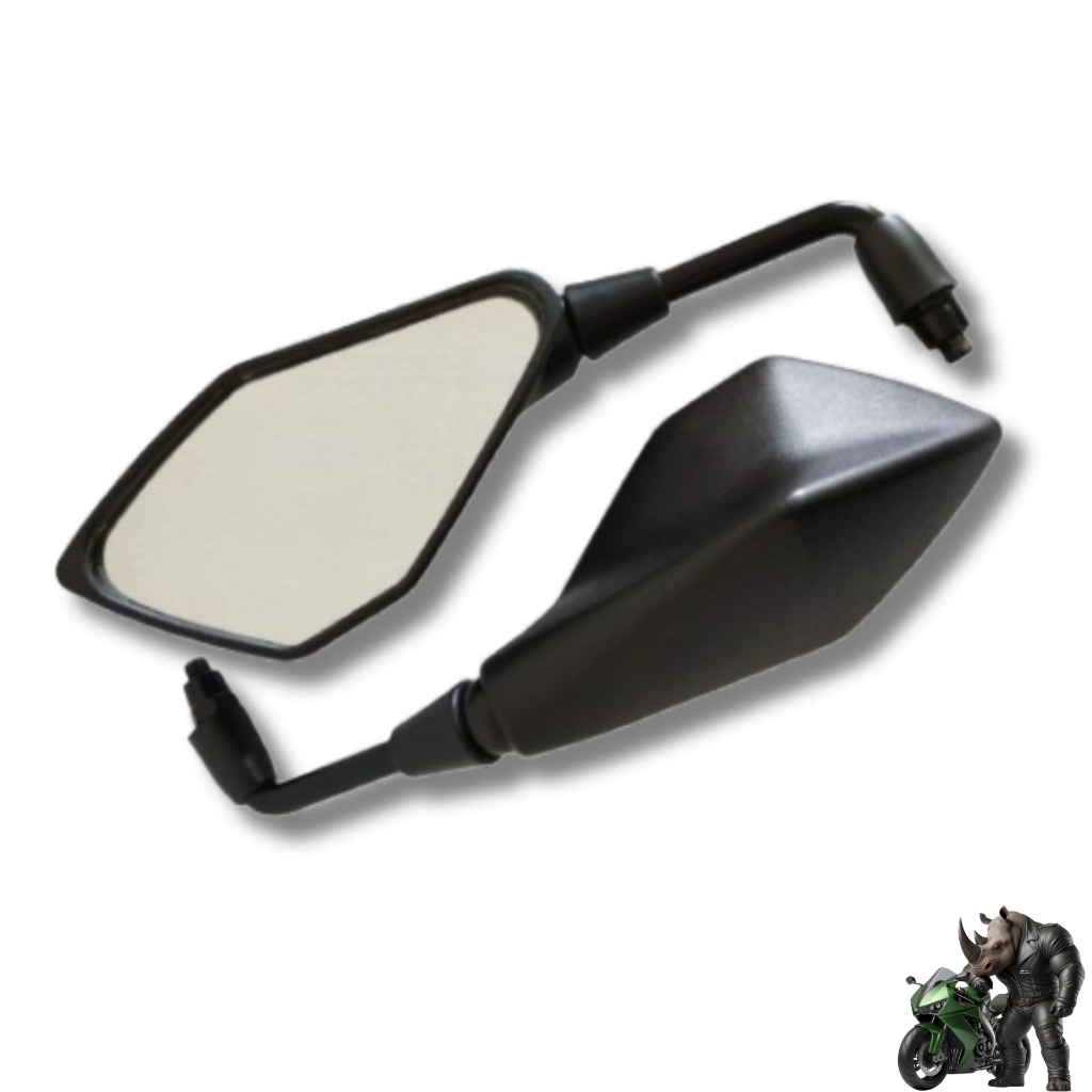 RETROVISOR Z400 KAWASAKI FIXO 90° GRAUS REBAIXADO ROSCA YAMAHA PAR