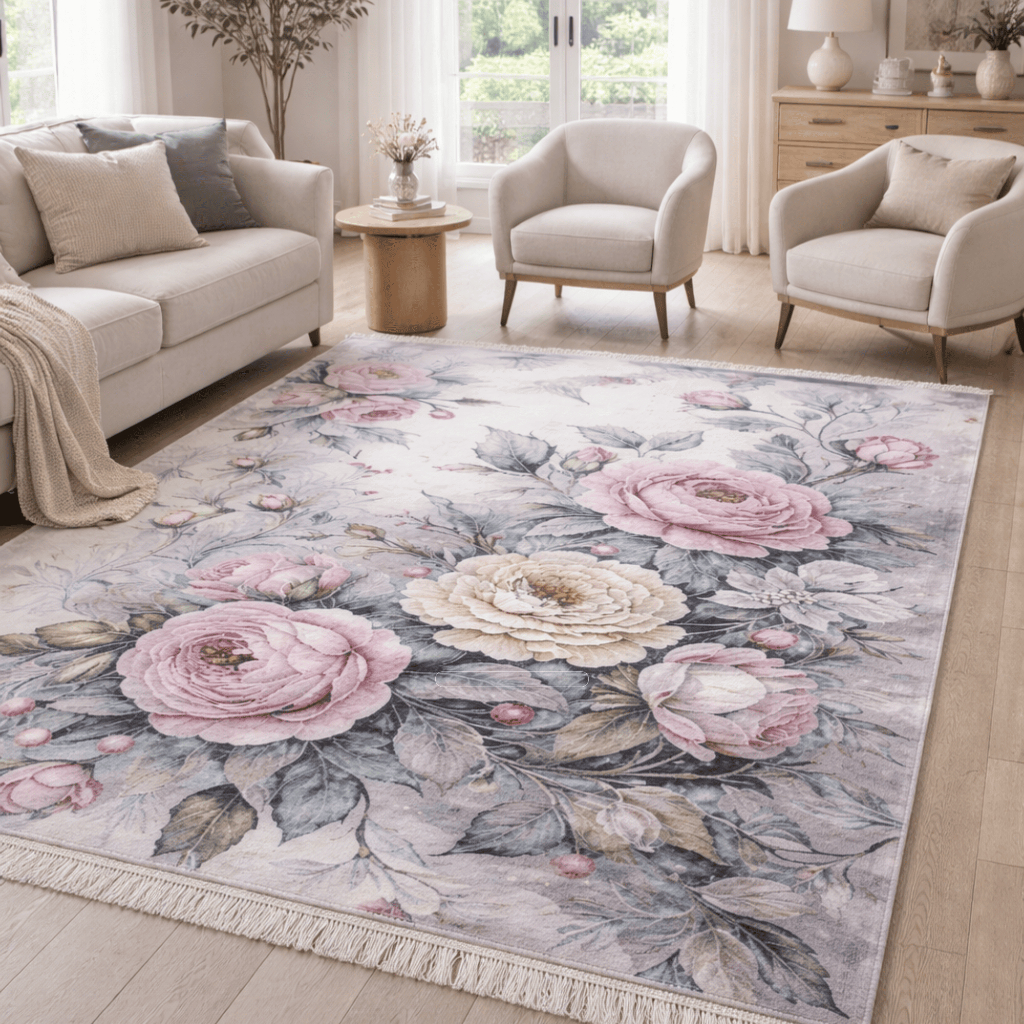 Tapete Sala Grande 2,00 x1,5 m Luxo Antiderrapante Moderno Lavável