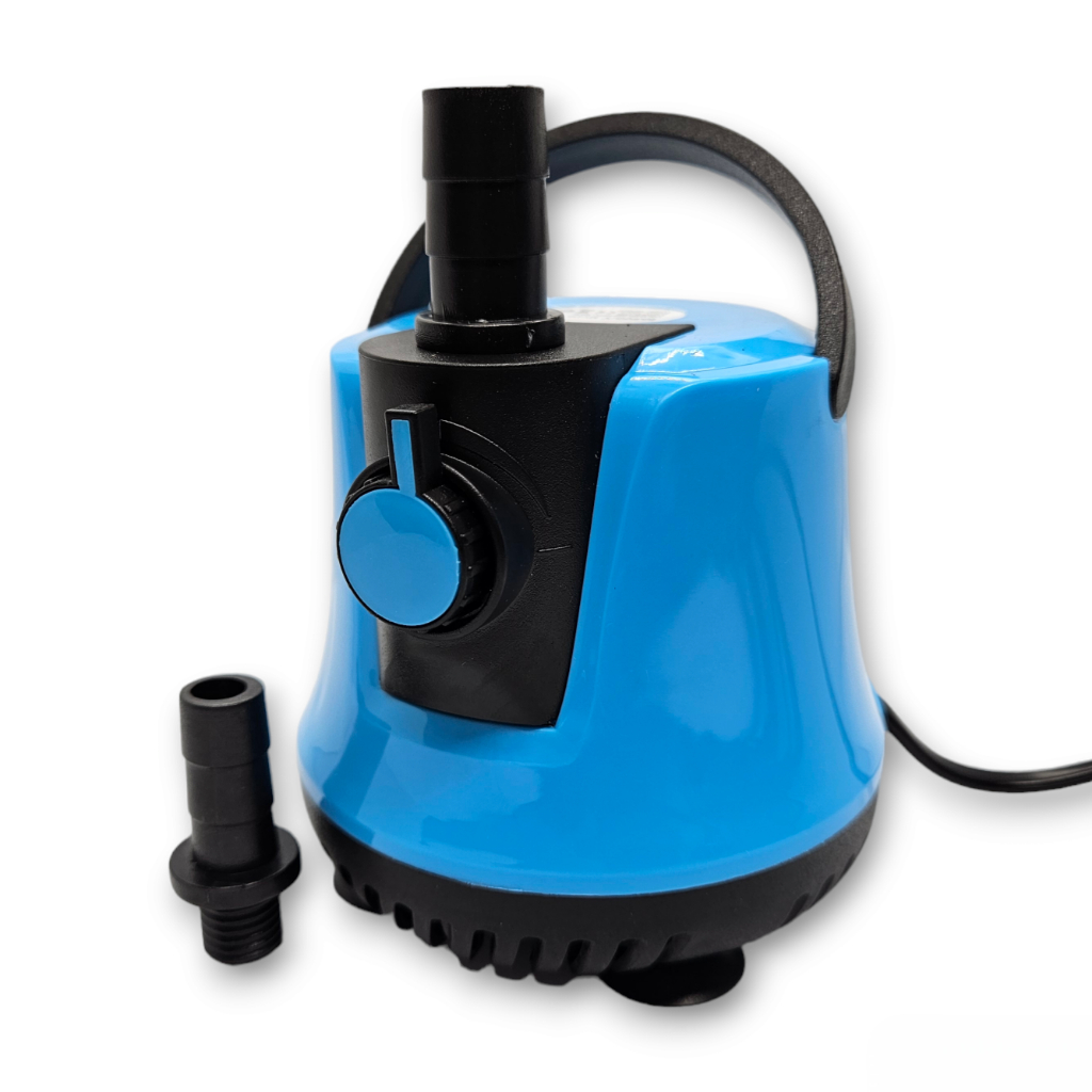 Motor Bomba Submersa 1.800L/h 20W Sucção Fundo Água Drenagem Transferência Fonte Aquário Lago