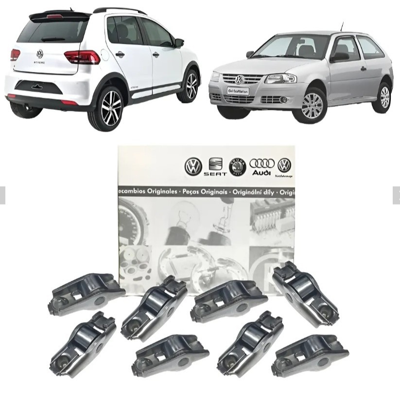 Jogo 8 balancins do Motor Original VW Fox Saveiro Polo Gol Golf Kombi Parati 8v EA111 em Oferta na Shopee