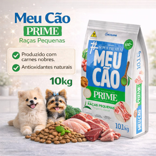 Ração Meu Cão Prime Carne Raças Pequenas 10kg em Oferta na Shopee