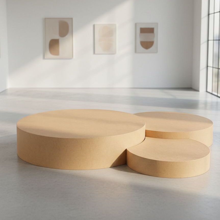 Cilindro Jogo de Palco Desconstruído Desmontável Decoração Festa Mdf em Oferta na Shopee