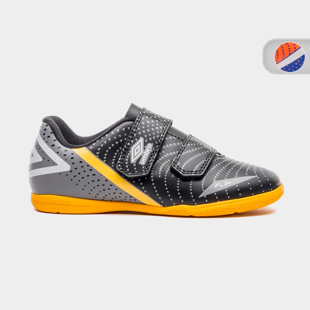 Chuteira Menino Futsal Indoor Flip Kids Umbro U07FB00193
