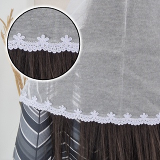 Véu Ccb Congregação Cristã Renda Guipir Floral Adulto (mod. Josi) em Oferta na Shopee