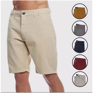 Bermuda Masculina Alfaiataria Sarja Sport Fino, BOLSO EMBUTIDO,  Com Lycra Tecido Premium 02 em Oferta na Shopee