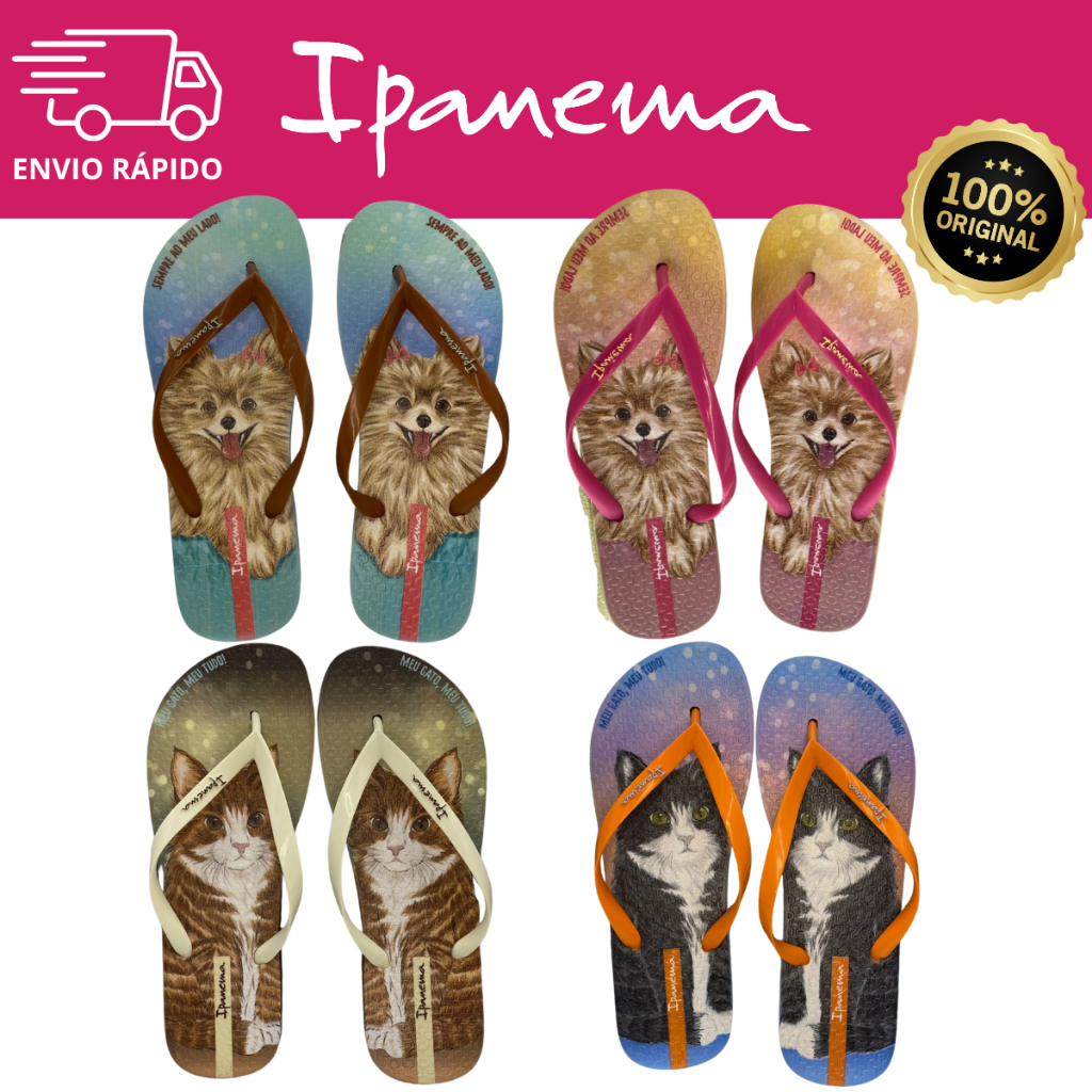 Chinelo Ipanema Pets Feminino 27540 Conforto Uso Diário