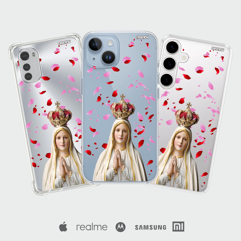 Capinha Celular Personalizada Nossa Senhora de Fátima em Oferta na Shopee